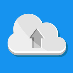 Vector Cloud Upload Icon