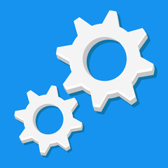 Vector Cogs Icon