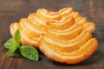 Italian puff pastry biscuits