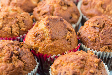 Banana and peanut butter muffins