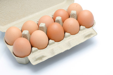 eggs in a carton package