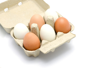eggs in a carton package