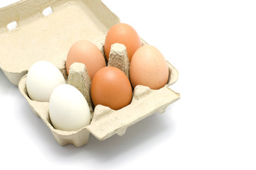 eggs in a carton package