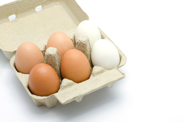 eggs in a carton package