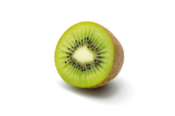 Fototapeta na wymiar Juicy kiwi fruit isolated on white background
