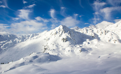 Obraz premium Schneeberge