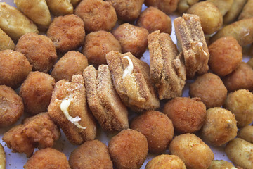 Italian typical dish, mozzarella cheese sandwich