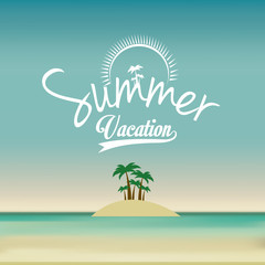 Naklejka premium summer design