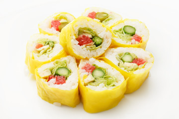 vegetarian sushi