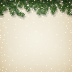 Fototapeta na wymiar Vector Illustration of a Christmas Background