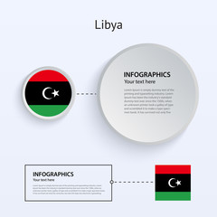 Libya Country Set of Banners.