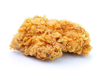 Golden brown fried chicken
