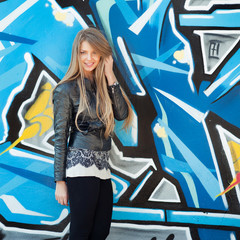 Portrait of a beautiful young woman