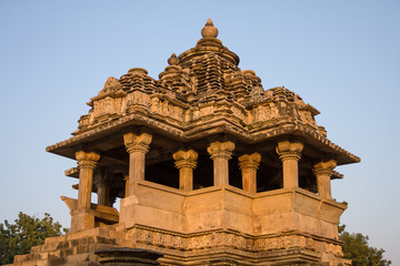 Hindu temple in Khajuraho, India