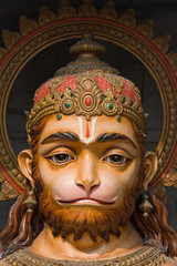 Hanuman statue in Rishikesh, India