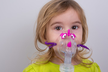 Kid using Nebulizer with Caution