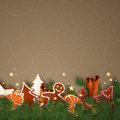 Vector Illustration of a Christmas Background