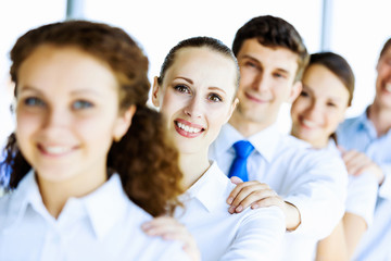 Team of business people