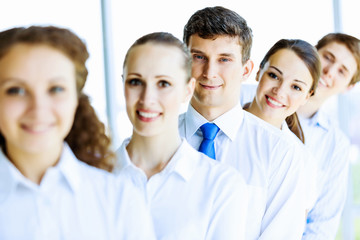 Team of business people