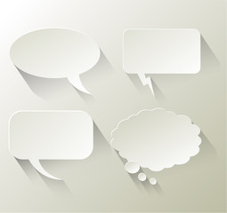 Speech Bubble Background Illustration eps 10