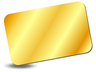 Gravurplatte in Gold