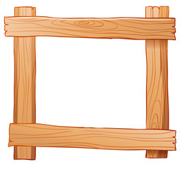 A wooden fence