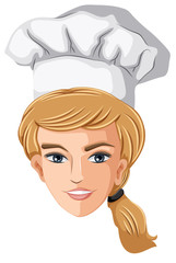 A head of a chef