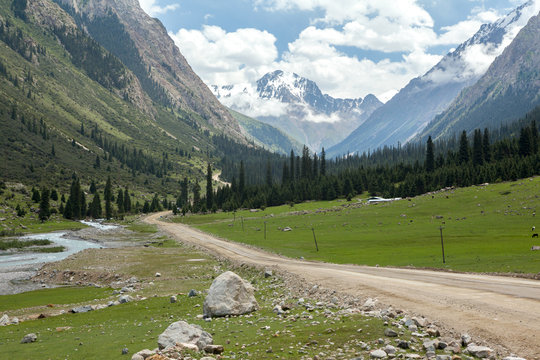 Barskoon Valley in Kirgizstan