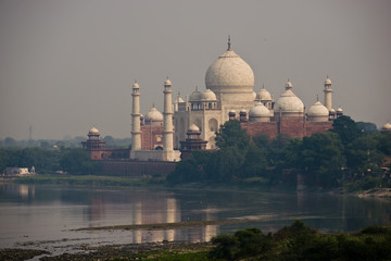 Taj Mahal seen from the River