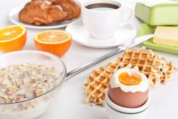 delicious breakfast meal