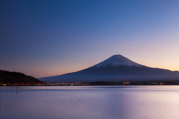 Mt. Fuji at evening