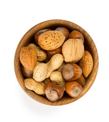 collection of shelled nuts