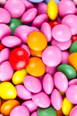 colorful chocolate buttons
