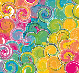 Colorful ebru background