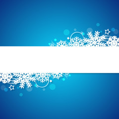 Blue christmas background