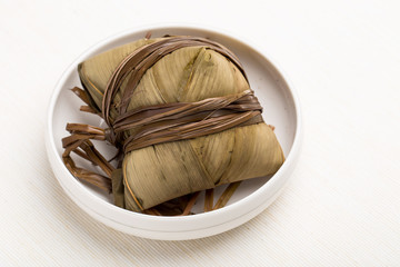 Chinese cuisine bamboo rice dumpling