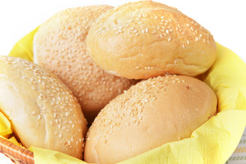 buns with sesame seeds