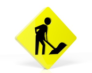 Under construction sign