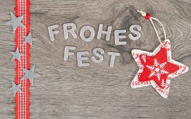 Fototapeta na wymiar Frohes Fest