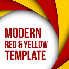 Abstract colorful red and yellow background