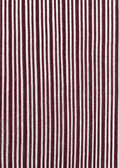 The strips on the fabric as background