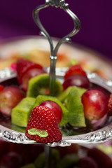 Fruit canape snack