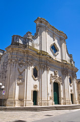 Fototapeta na wymiar Katedra Duomo koszulkami. Apulia. Włochy.