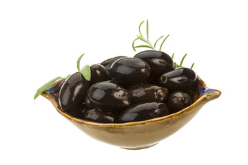 Black gigant olives