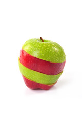 Mixed fruits, Green and Red Apple