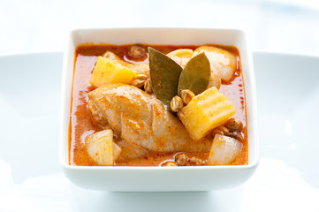 Thai food mussaman curry
