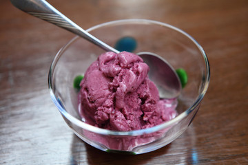 blueberry sherbet