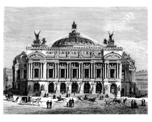 Naklejka premium Opera Garnier Paris