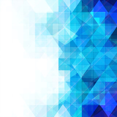 Obraz premium abstract blue background, business and technology concept