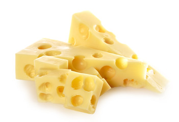 Pedazos de queso